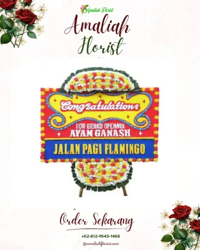 Bunga Papan Congratulation di Bendogerit